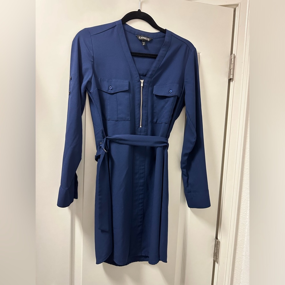 Express dress navy size XS
